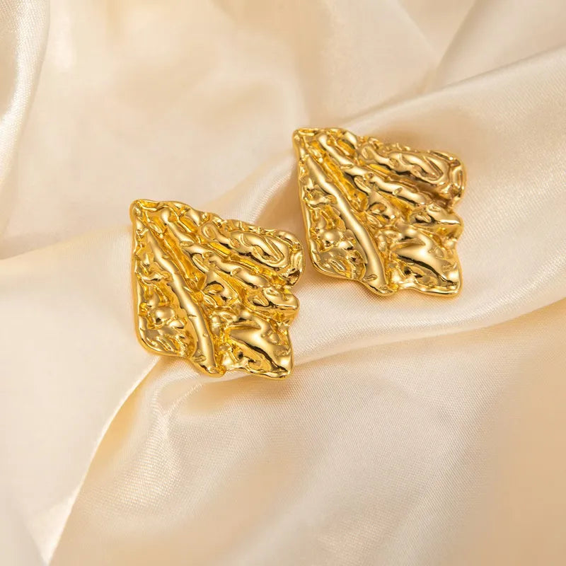 Chunky Smashed Earring