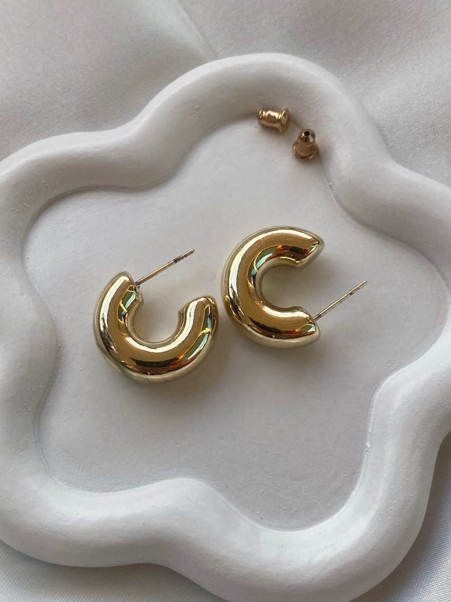 Round Hoop Earring