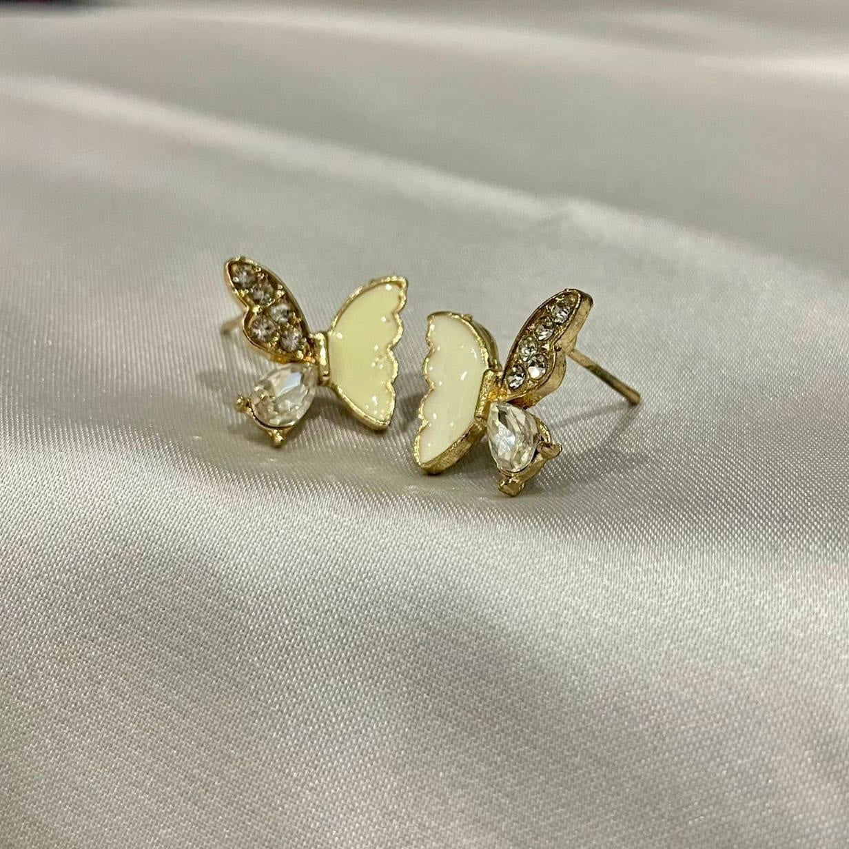 Butterfly Stone Earrings
