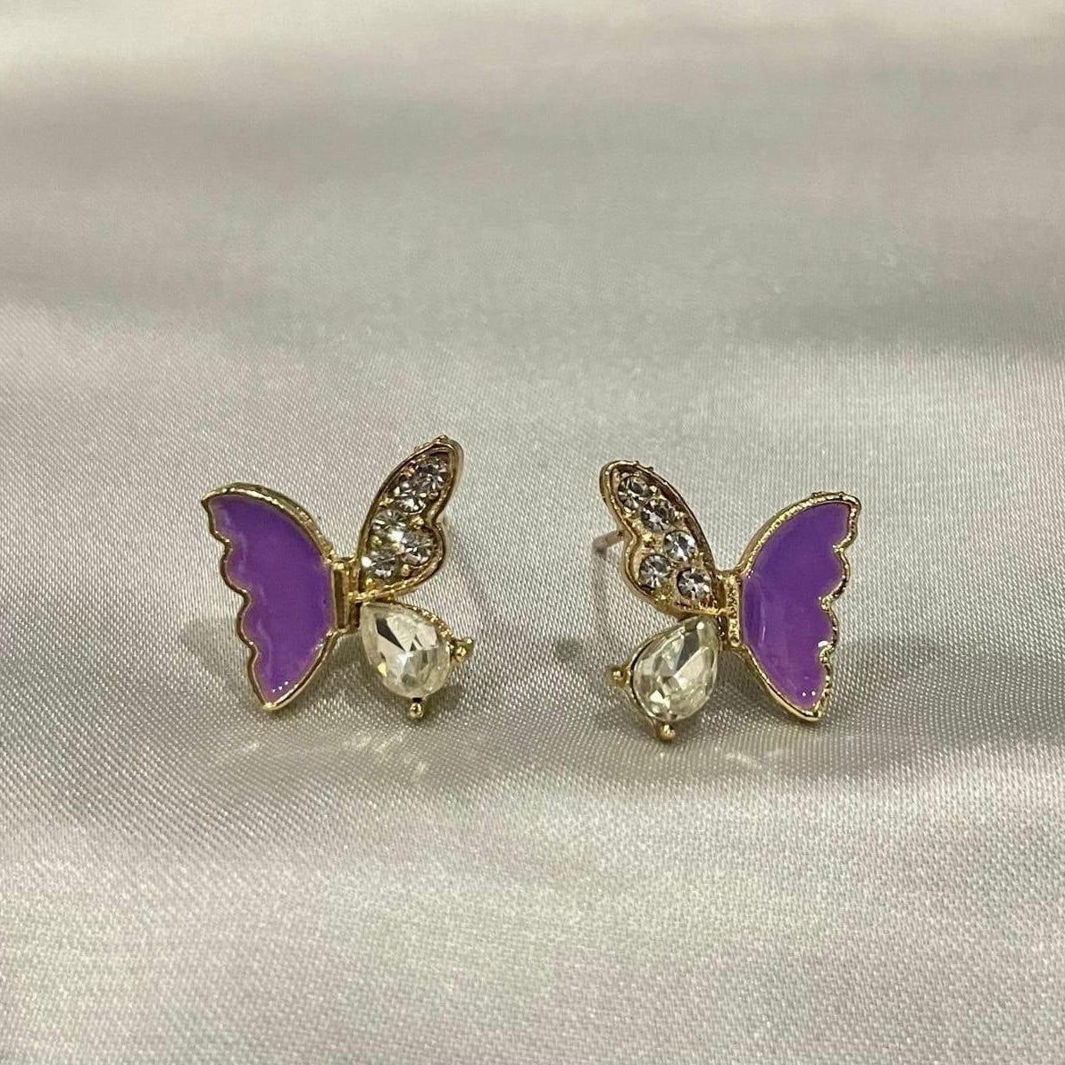 Butterfly Stone Earrings