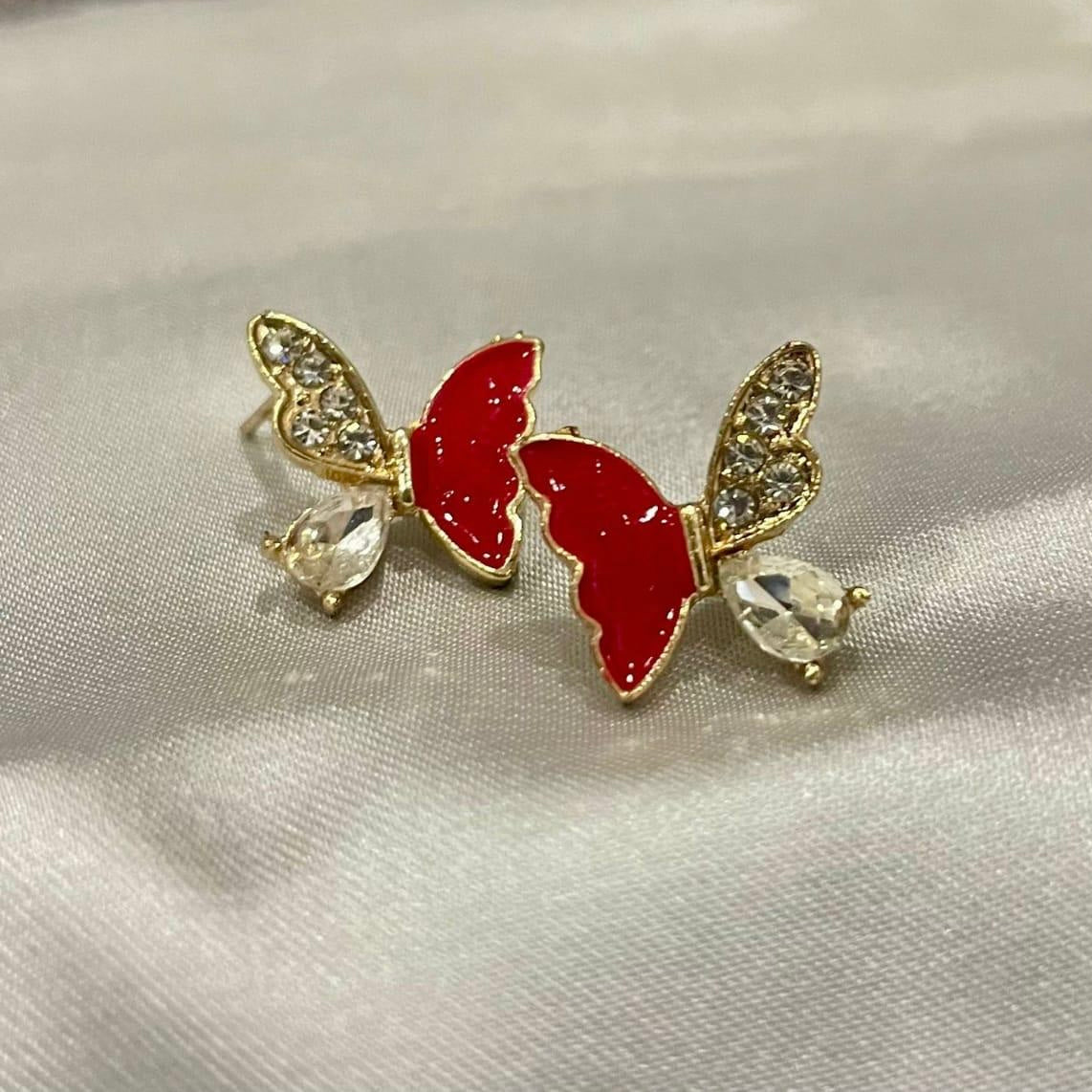 Butterfly Stone Earrings
