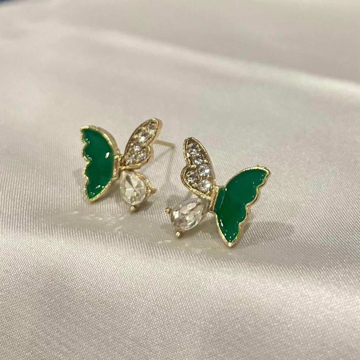 Butterfly Stone Earrings