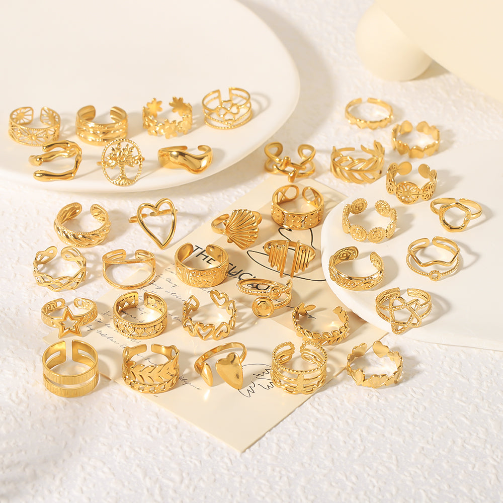 Wave Band Ring