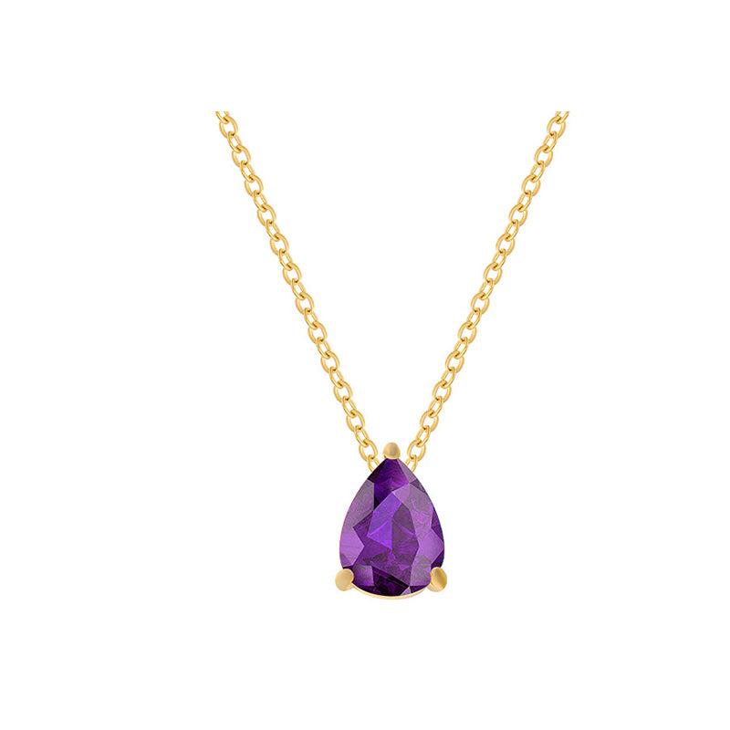 Purple Stone Necklace