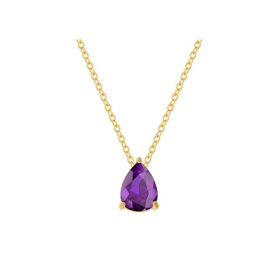 Purple Stone Necklace