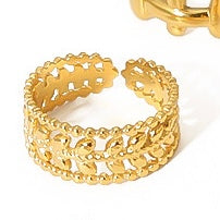 Leaf Band Ring