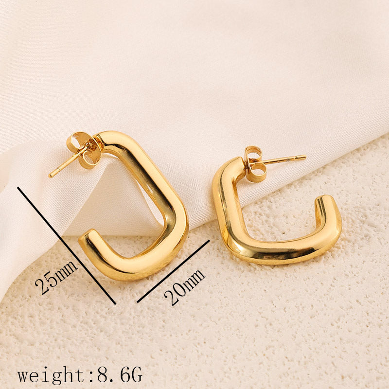 Half U Earring
