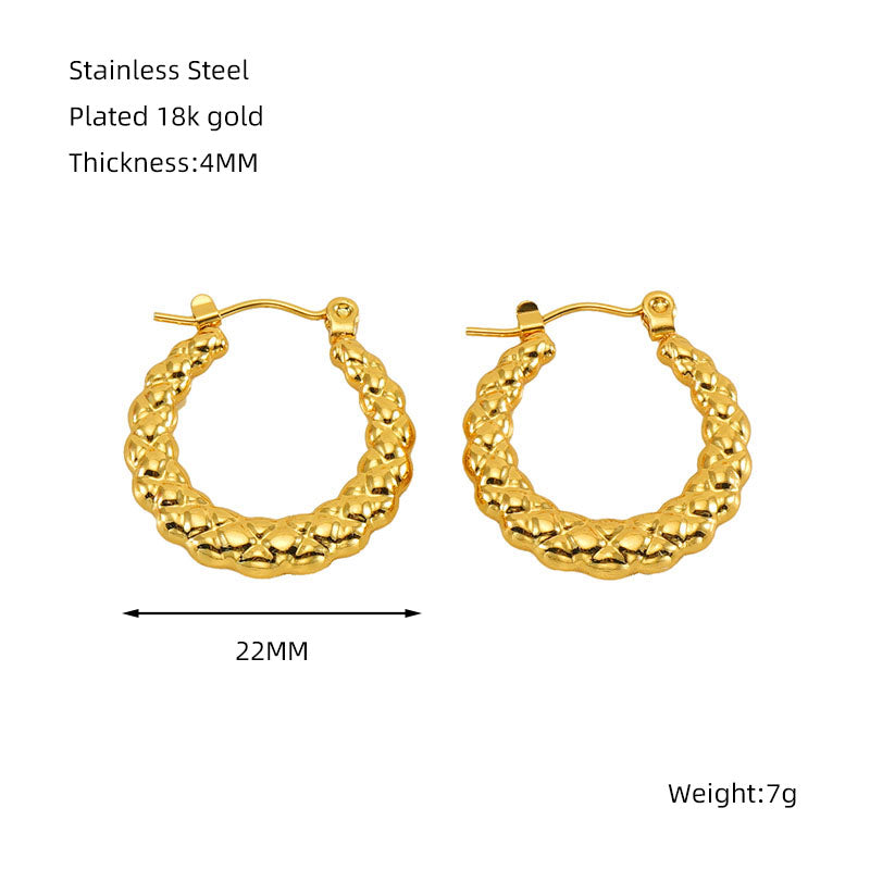 Bubble Hoop Earring