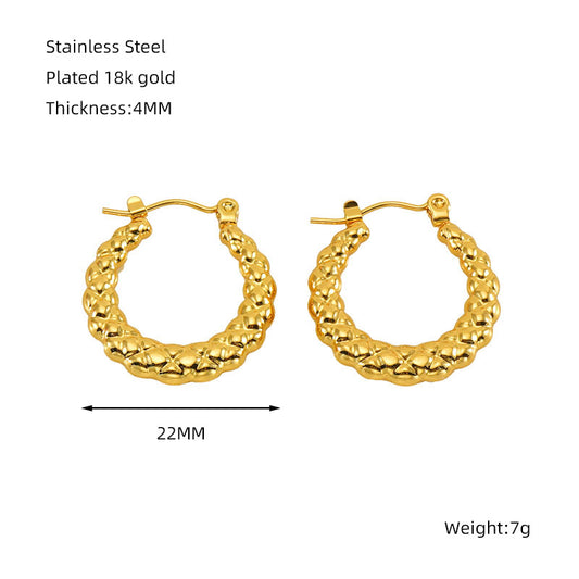 Bubble Hoop Earring