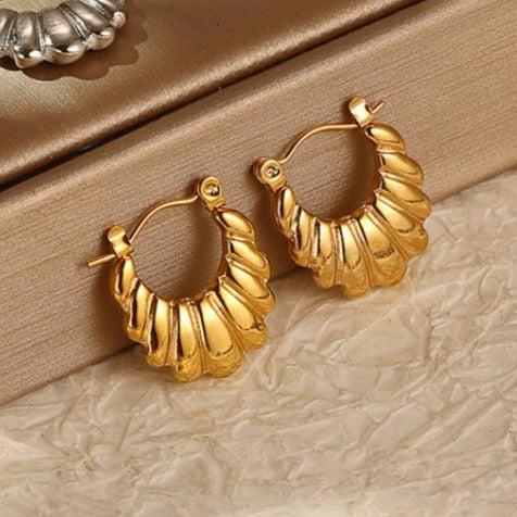 Croissant Hoop Earring