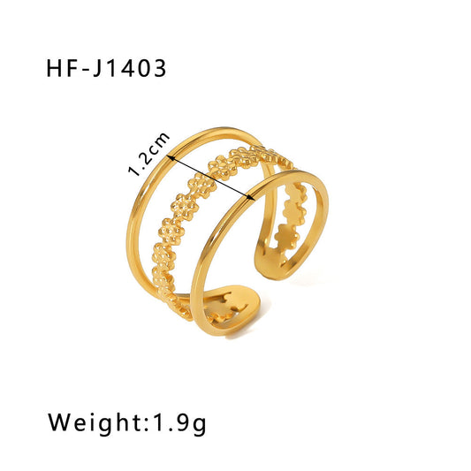 Clover Band Ring