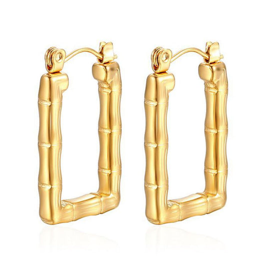 Rectangular Hoop Earring