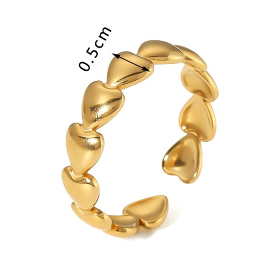 Heart Band Ring