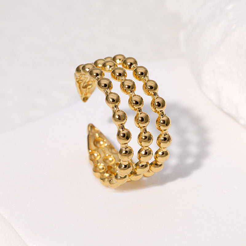 Tri Bubble Ring