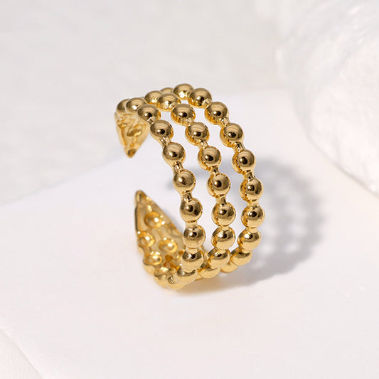Tri Bubble Ring